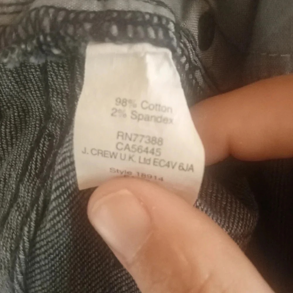 J. Crew Toothpick Straight Dark Wash 5 Pocket Cotton Denim Jeans Size Size 28